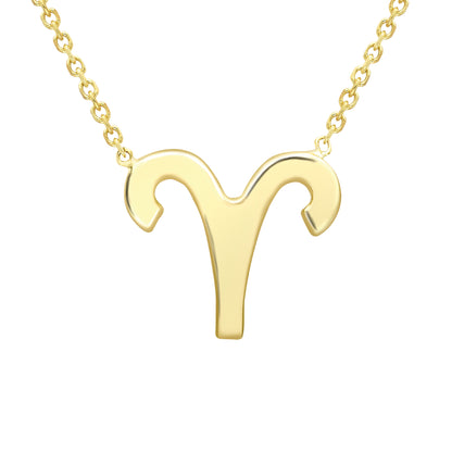 9ct Gold  Aries Necklace 16/18" 42/45cm - ZDNR02AR2