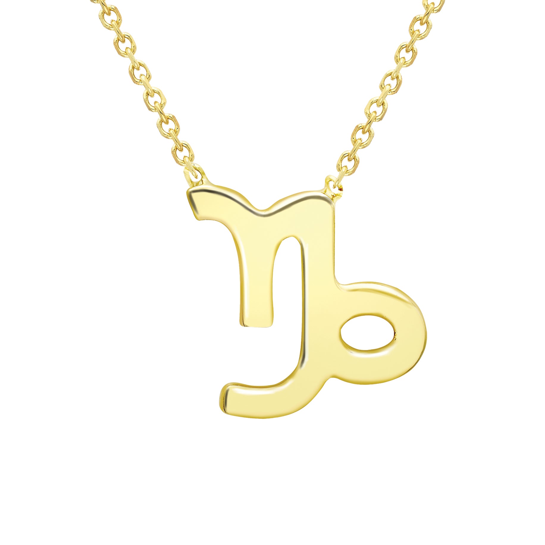 9ct Gold  Capricorn Necklace 16/18" 42/45cm - ZDNR02CN2