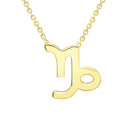 9ct Gold  Capricorn Necklace 16/18" 42/45cm - ZDNR02CN2