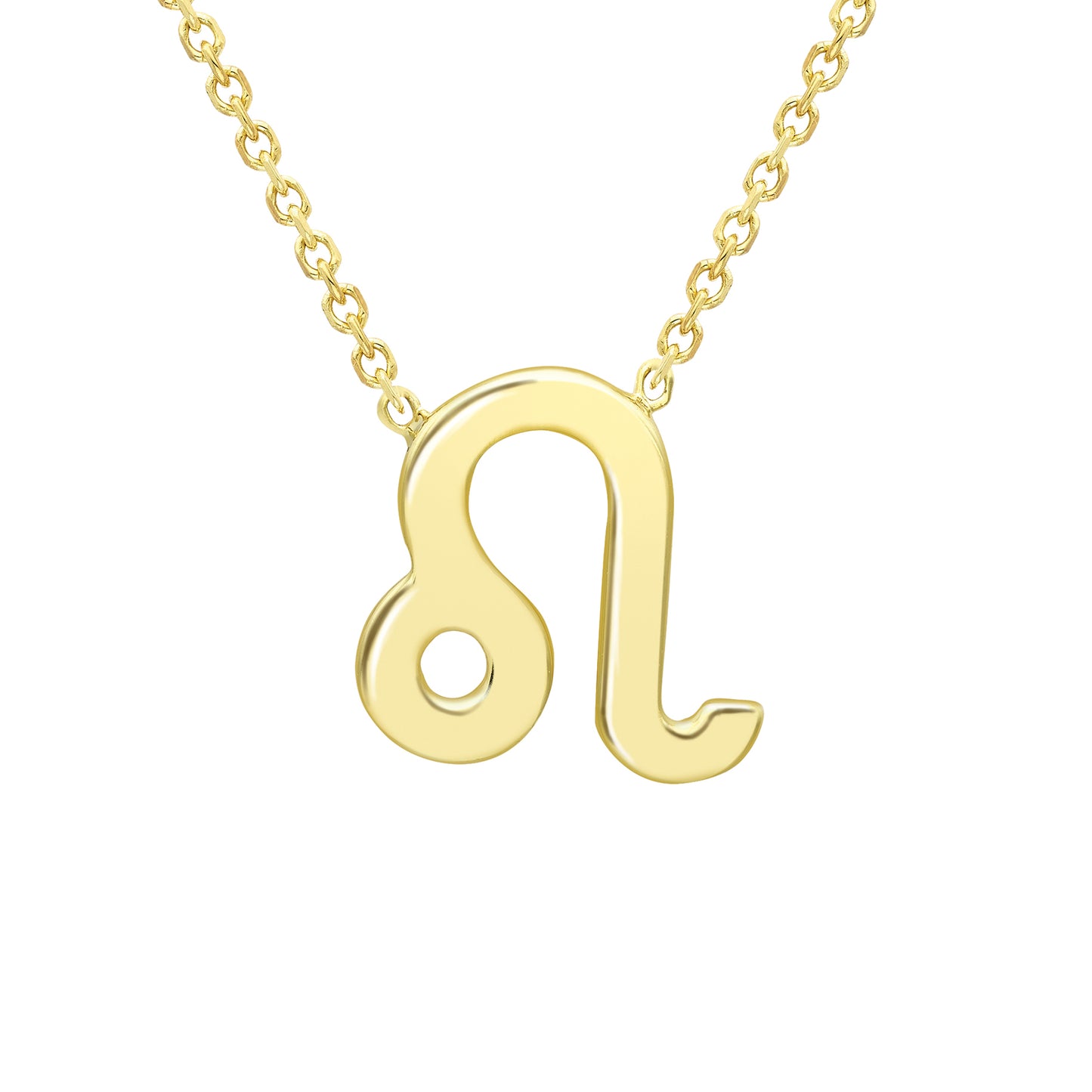 9ct Gold  Leo Necklace 16/18" 42/45cm - ZDNR02LE2