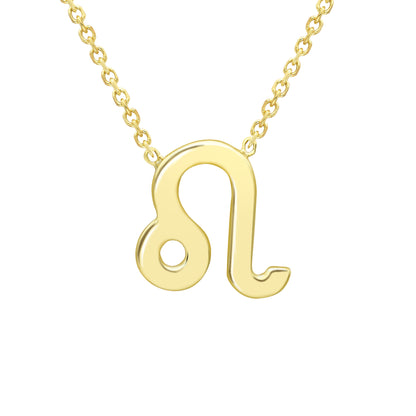 9ct Gold  Leo Necklace 16/18" 42/45cm - ZDNR02LE2