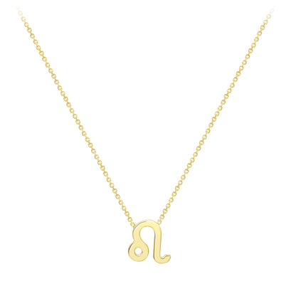 9ct Gold  Leo Necklace 16/18" 42/45cm - ZDNR02LE2