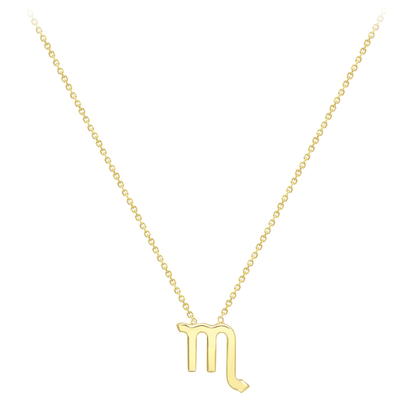 9ct Gold  Scorpio Necklace 16/18" 42/45cm - ZDNR02SP2