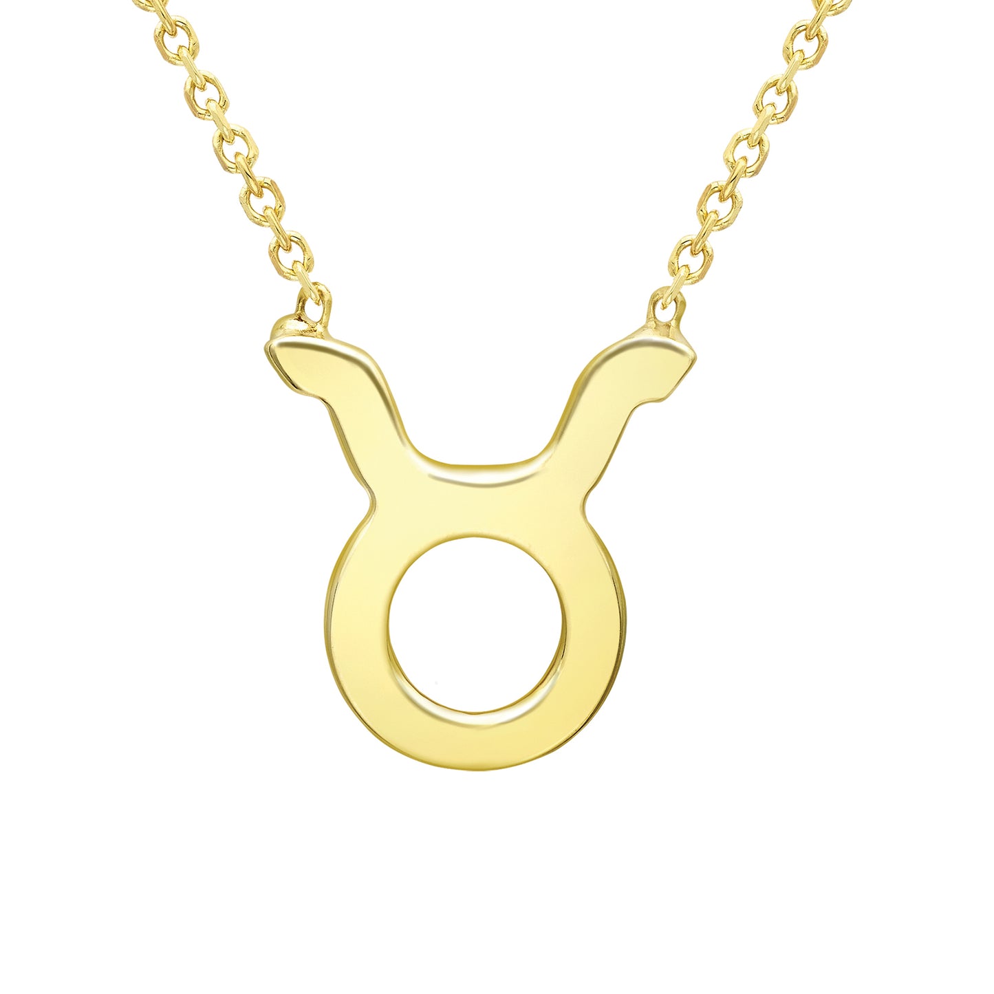9ct Gold  Taurus Necklace 16/18" 42/45cm - ZDNR02TS2