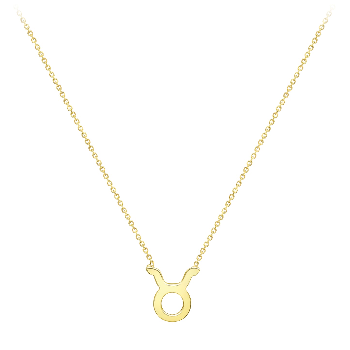 9ct Gold  Taurus Necklace 16/18" 42/45cm - ZDNR02TS2