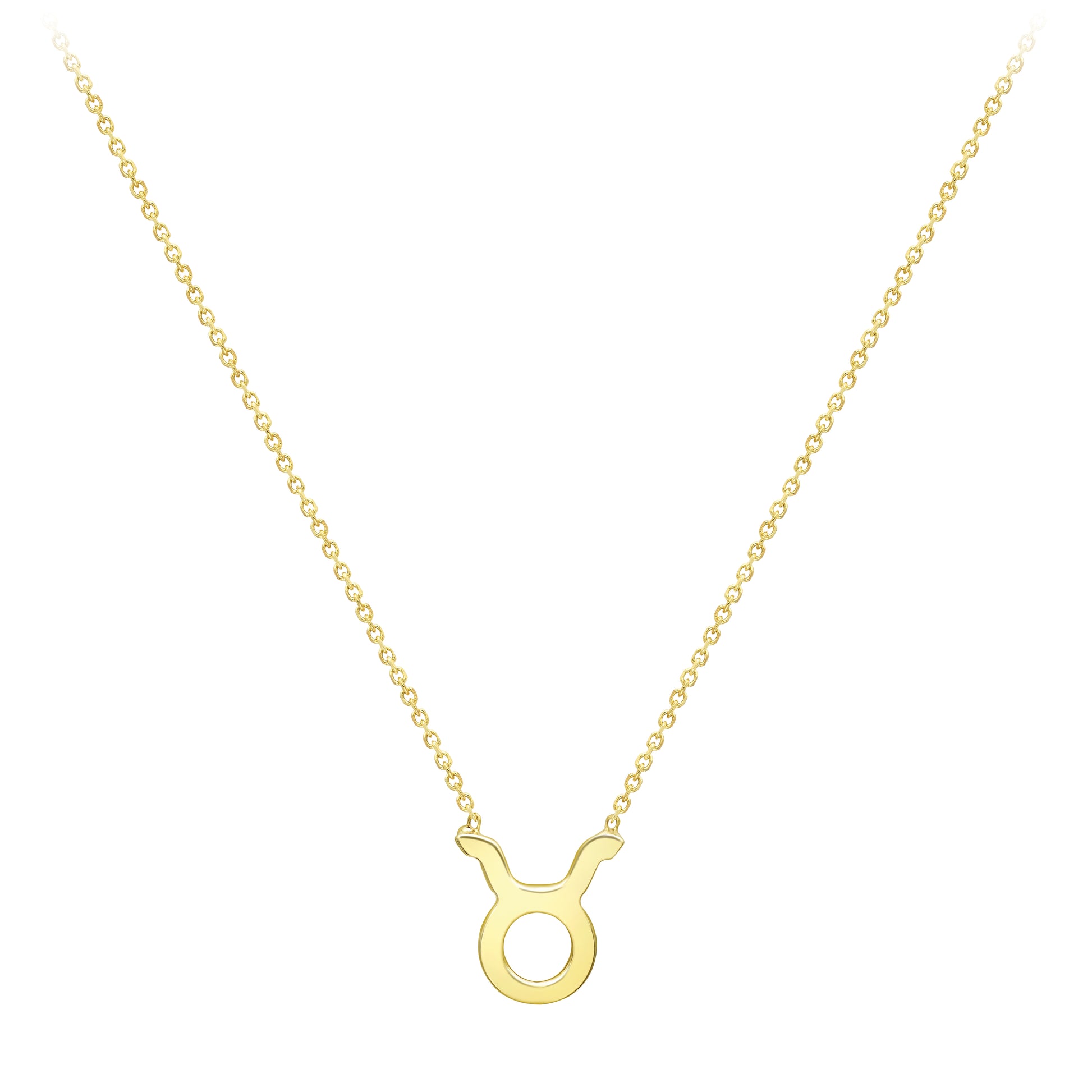 9ct Gold  Taurus Necklace 16/18" 42/45cm - ZDNR02TS2